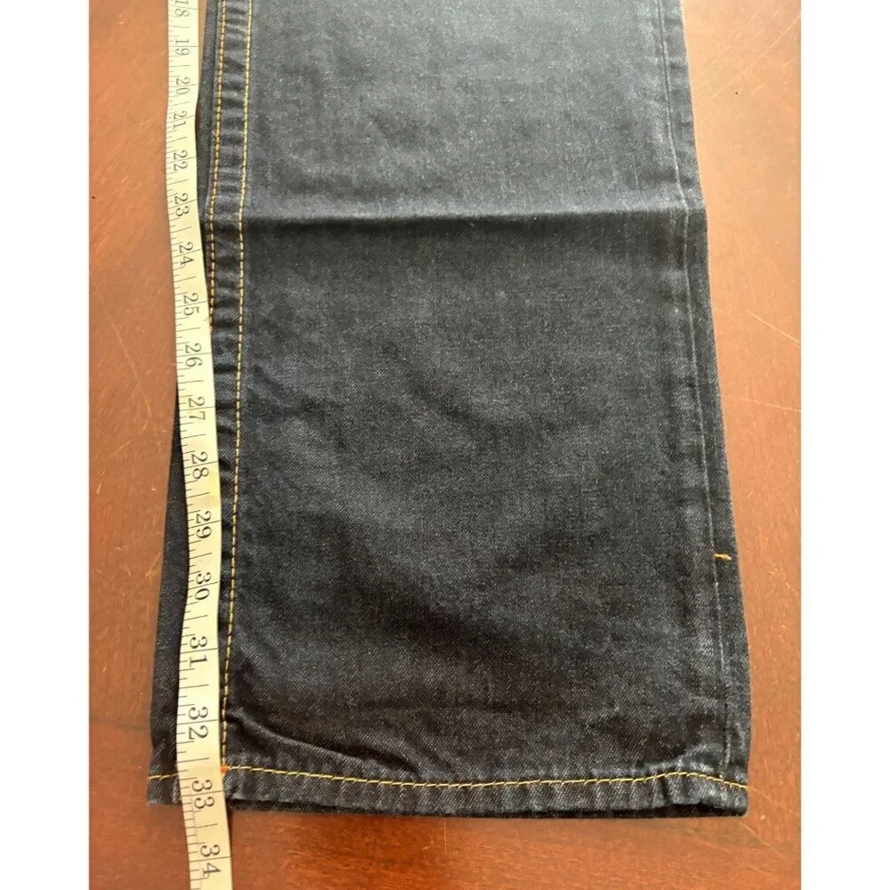 True Religion Men’s Dark Wash Skinny Jeans with Flap Pockets Size 44 x 33